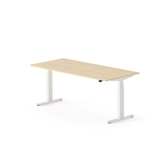 Skrivebord Work FSC BX HT 180x80 cm hvitt