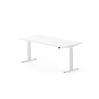 Skrivebord Work FSC BX HT 180x80 cm hvitt
