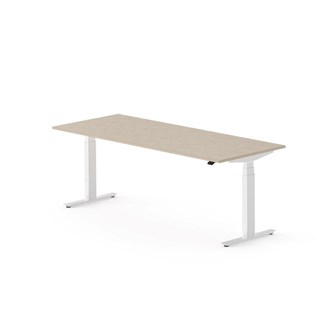 Skrivebord Work FSC BX HT 200x80 cm hvitt