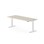 Skrivebord Work FSC BX T-E 200x80 cm hvitt stativ