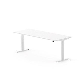 Skrivebord Work FSC BX HT 200x80 cm hvitt