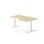 Skrivebord Work FSC BX HT høyre 180x120 cm hvitt