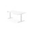 Skrivebord Work FSC BX HT høyre 180x120 cm hvitt