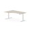 Skrivebord Work FSC BX T-E venstre 180x120 cm hvitt stativ
