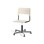 Stol Como FSC gas 38-51 cm Alu glidefot stort sete svart