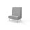 Modulsofa Liner 100 smulespalte