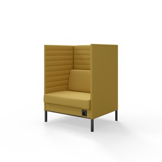 Sofa Platinum Highback Charge 1,5-seter H128