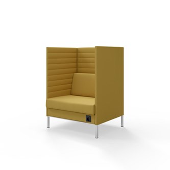 Sofa Platinum Highback Charge 1,5-seter H128
