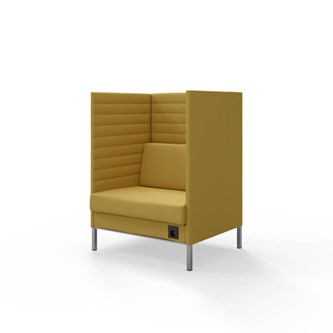 Sofa Platinum Highback Charge 1,5-seter H128