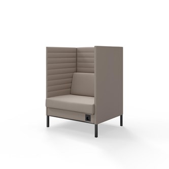 Sofa Platinum Highback Charge 1,5-seter H128