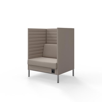 Sofa Platinum Highback Charge 1,5-seter H128