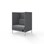 Sofa Platinum Highback Charge 1,5-seter H128