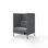 Sofa Platinum Highback Charge 1,5-seter H128