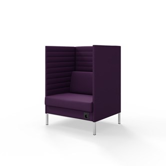 Sofa Platinum Highback Charge 1,5-seter H128