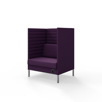 Sofa Platinum Highback Charge 1,5-seter H128