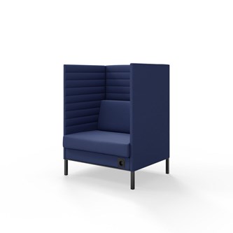 Sofa Platinum Highback Charge 1,5-seter H128