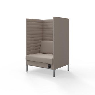 Sofa Platinum Highback Charge 1,5-seter H150