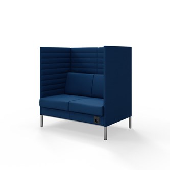 Sofa Platinum Highback Charge 2-seter H128