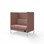 Sofa Platinum Highback Charge 2-seter H128