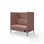 Sofa Platinum Highback Charge 2-seter H128
