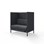 Sofa Platinum Highback Charge 2-seter H128
