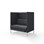 Sofa Platinum Highback Charge 2-seter H128