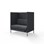 Sofa Platinum Highback Charge 2-seter H128