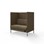Sofa Platinum Highback Charge 2-seter H128