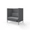 Sofa Platinum Highback Charge 2-seter H128