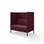 Sofa Platinum Highback Charge 2-seter H128