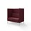 Sofa Platinum Highback Charge 2-seter H128