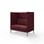 Sofa Platinum Highback Charge 2-seter H128