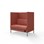 Sofa Platinum Highback Charge 2-seter H128