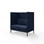 Sofa Platinum Highback Charge 2-seter H128