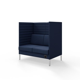 Sofa Platinum Highback Charge 2-seter H128