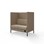 Sofa Platinum Highback Charge 2-seter H128