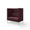 Sofa Platinum Highback Charge 2-seter H128