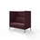 Sofa Platinum Highback Charge 2-seter H128