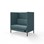 Sofa Platinum Highback Charge 2-seter H128