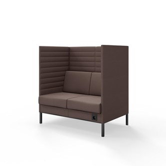 Sofa Platinum Highback Charge 2-seter H128