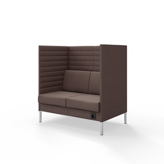 Sofa Platinum Highback Charge 2-seter H128