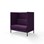 Sofa Platinum Highback Charge 2-seter H128