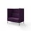 Sofa Platinum Highback Charge 2-seter H128