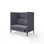 Sofa Platinum Highback Charge 2-seter H128