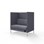 Sofa Platinum Highback Charge 2-seter H128