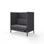 Sofa Platinum Highback Charge 2-seter H128