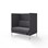 Sofa Platinum Highback Charge 2-seter H128
