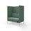 Sofa Platinum Highback Charge 2-seter H150