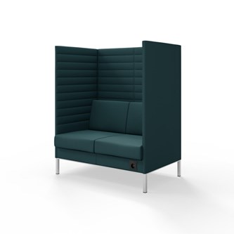 Sofa Platinum Highback Charge 2-seter H150