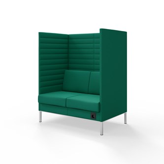 Sofa Platinum Highback Charge 2-seter H150